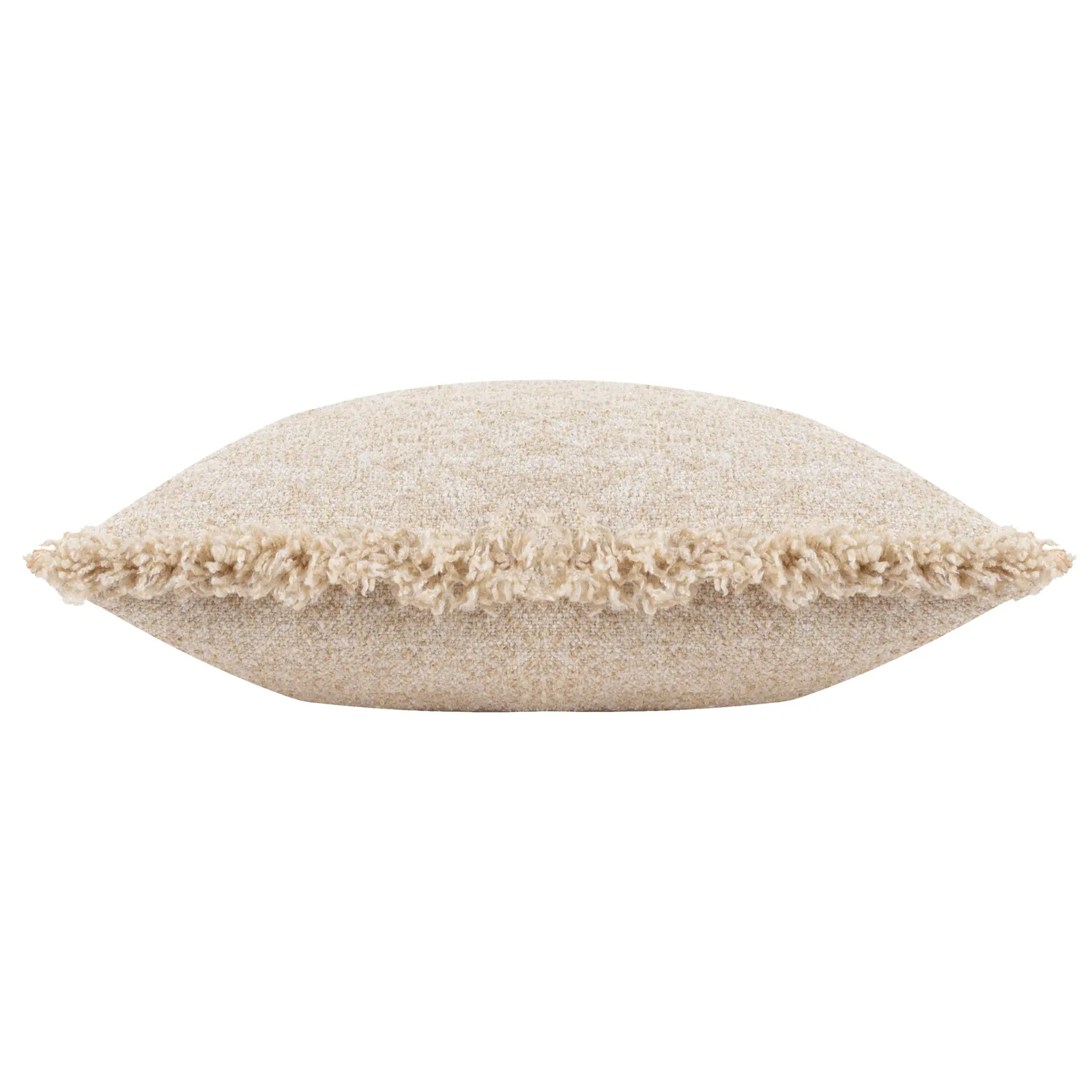 Yard Doze Woven Fringed Cushion in Natural 3