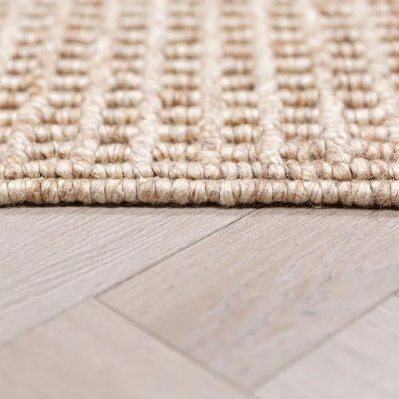 Wyatt Wool Textured Check Rug 4