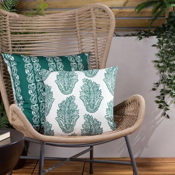 Paoletti Kalindi Paisley Outdoor Cushion