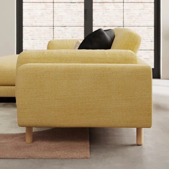 Newton Chunky Tonal Weave Corner Chaise 2