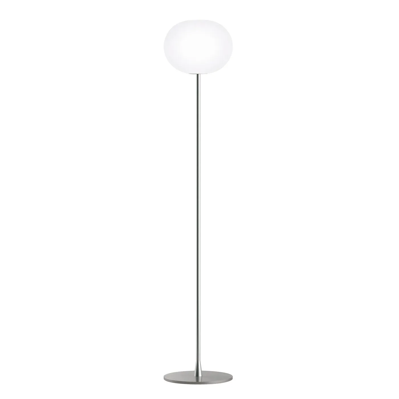 Flos Glo-Ball F3 Floor Lamp Silver