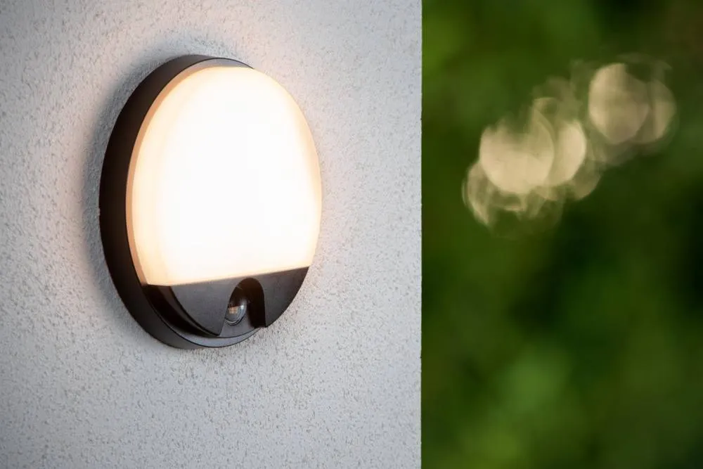 Netlighting Lucide HUPS IR PIR Wall light Outdoor LED 1x10W 3000K IP54 Black 2