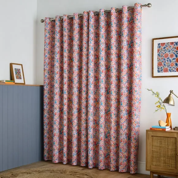 Avie Ditsy Blackout Eyelet Curtains 5