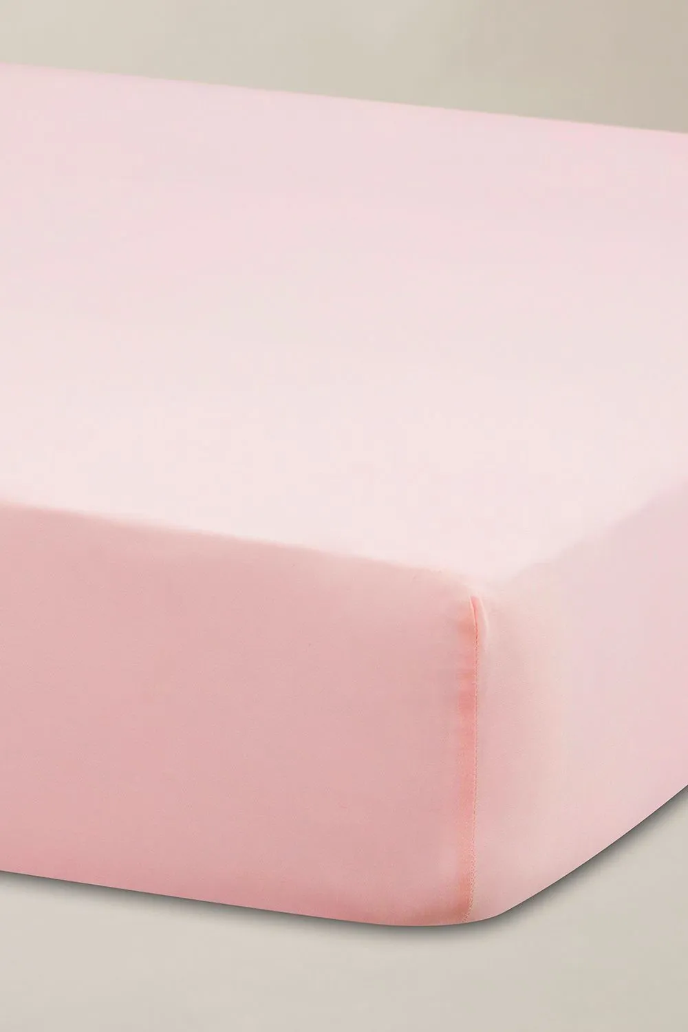 Ted Baker 'TB Plain Dye' Cotton Sateen Fitted Sheet in Pink 1