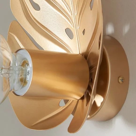 Indi Leaf Bathroom Wall Light 3