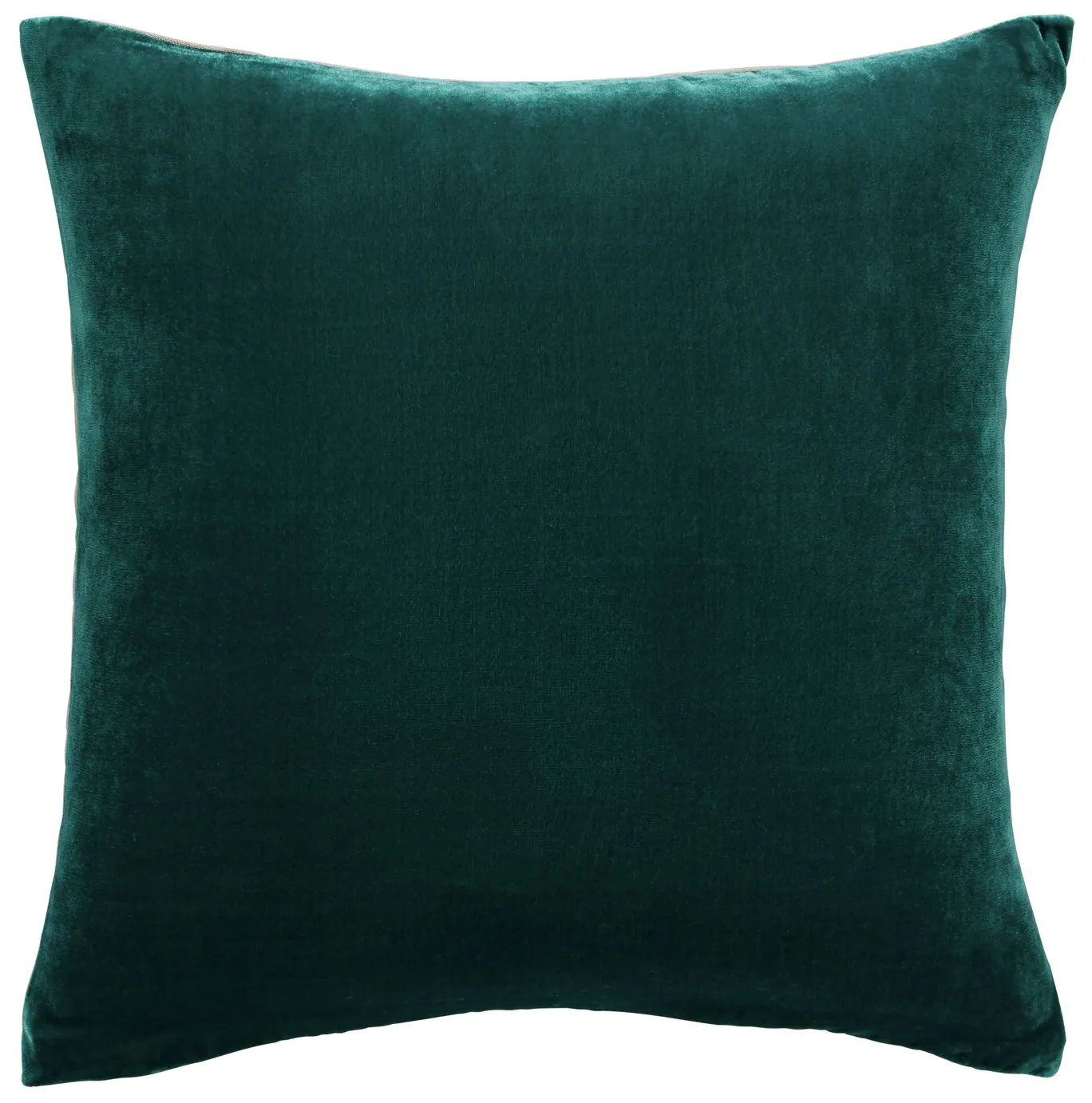 Habitat Regency Plain Velvet Cushion - Ink Blue - 45 x 45cm