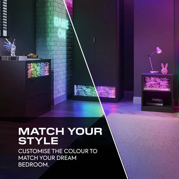 X Rocker NeoNite Circuit Edition LED 3 Drawer Chest 5