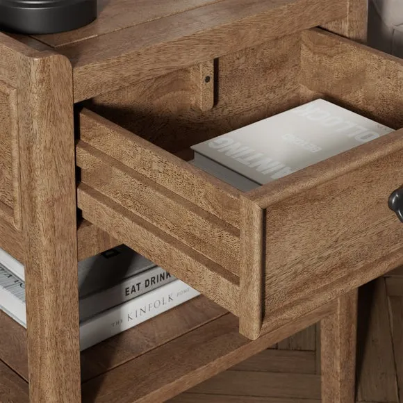 Portland 1 Drawer Bedside Table 4
