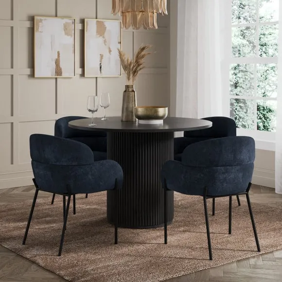 Talullua Dining Chair, Luxe Chenille 2