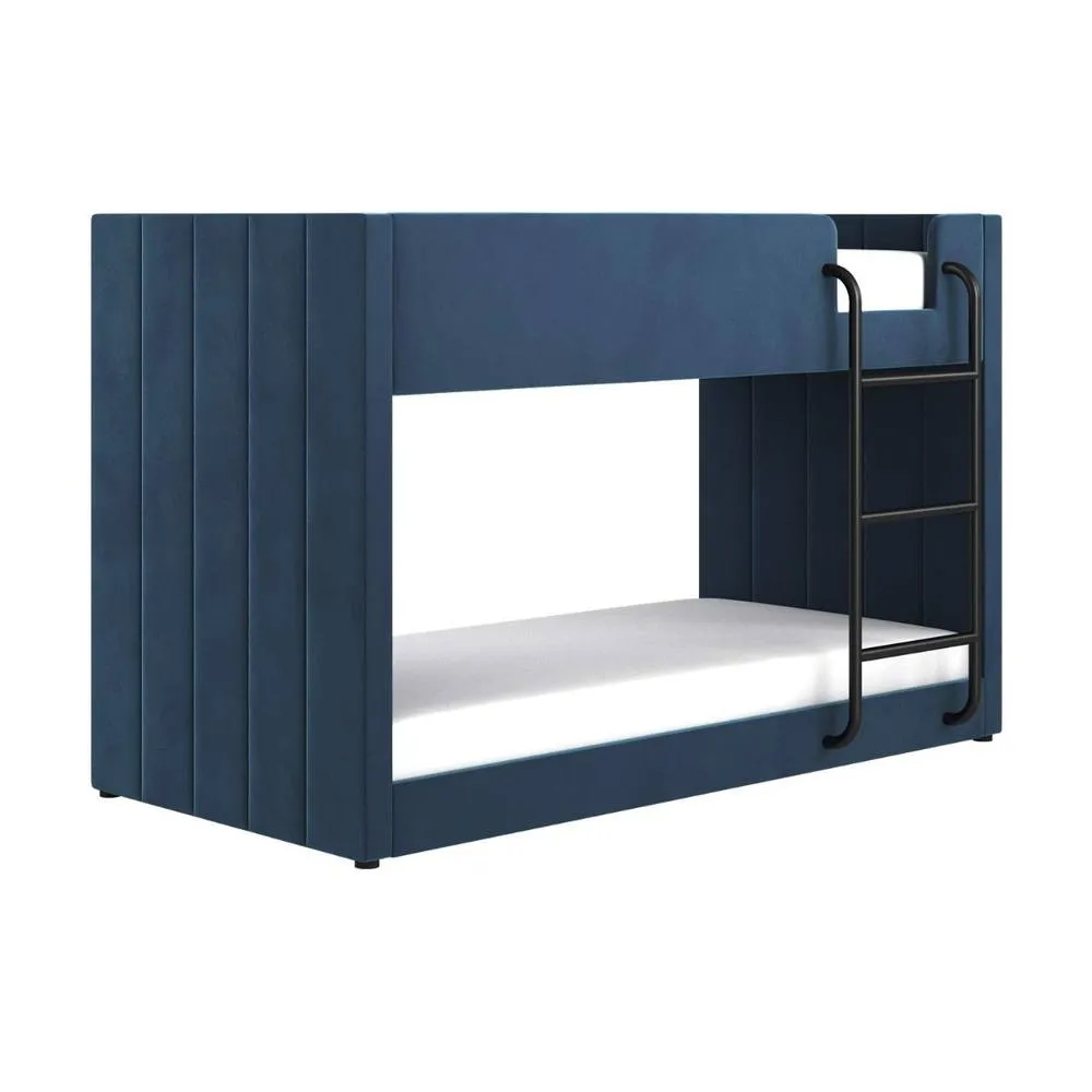 Flair Eden Fabric Bunk Bed in Blue 4