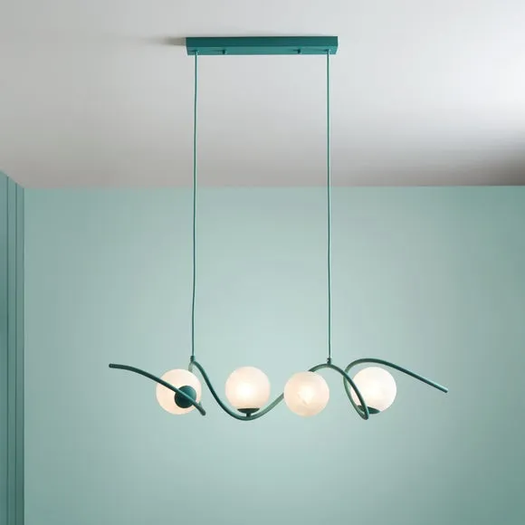 Wonder 4 Light Adjustable Diner Ceiling Light