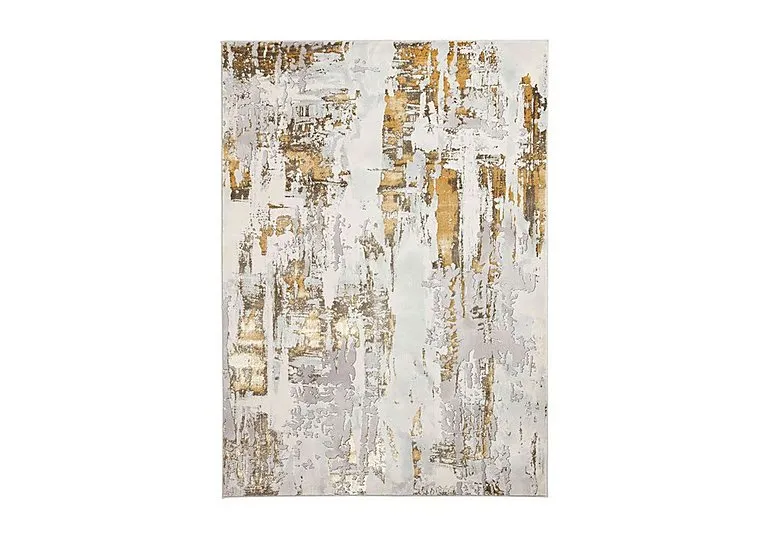 Akio Rug - 120cm-x-170cm - Grey Gold
