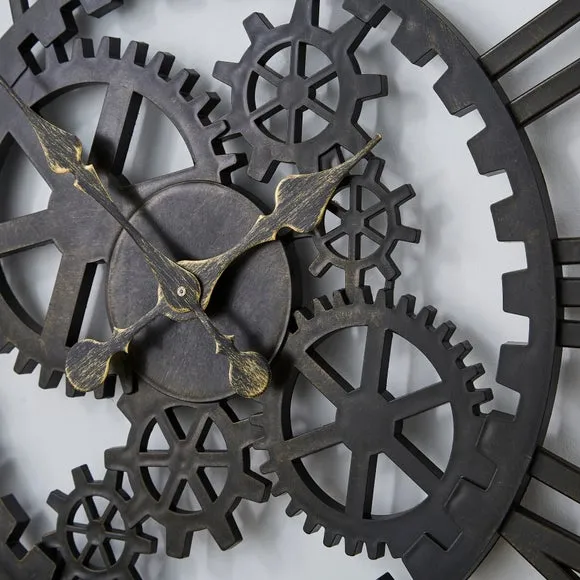 Cogs Indoor Outdoor Wall Clock 4