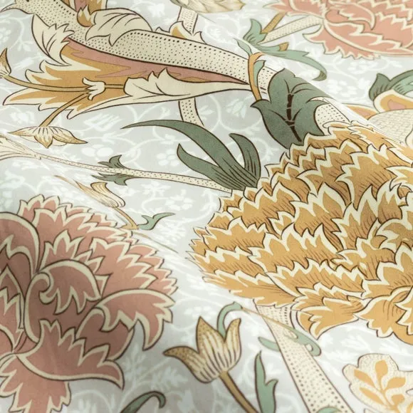 Morris & Co. Cray Chenille Pencil Pleat Curtains 3