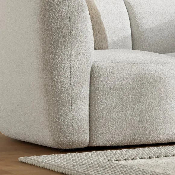 Romy Chunky Tonal Boucle Modular 2 Seater Sofa 4