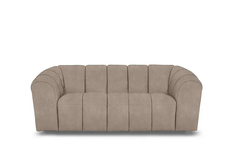 Rhianna Large 2 Seater Fabric Sofa - Manhattan Nutmeg