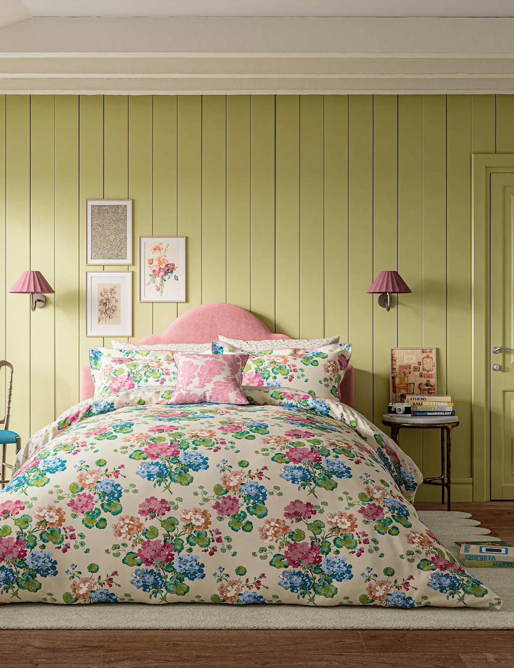 LAND & SHORE Pure Cotton Lori Bedding Set Multi
