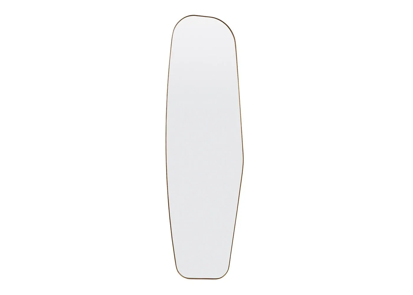 Heal's Fine Edge Floor Mirror Organic 170 x 50cm Gold