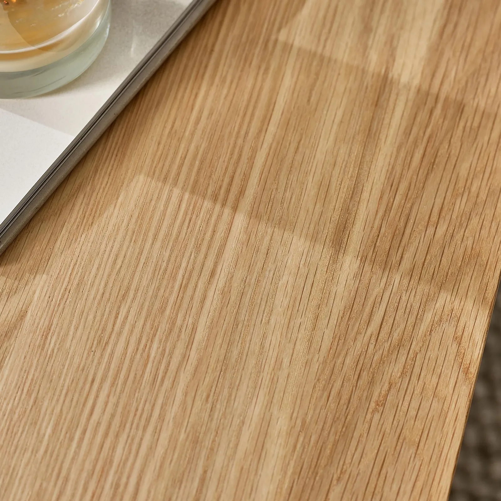 FurnitureboxUK Eden Rectangular Solid Wood Coffee Table in Light Oak 3