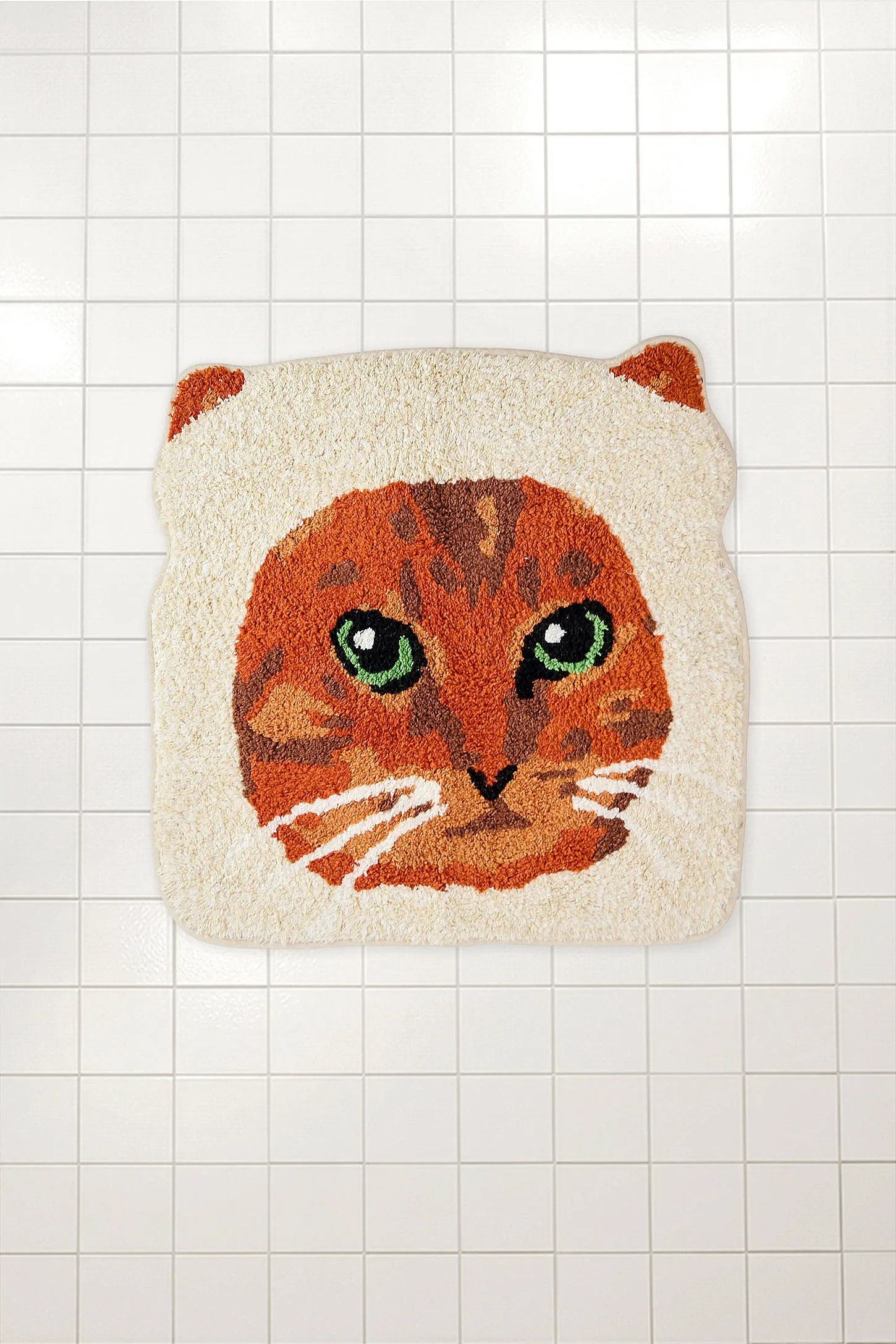 Bread Kitty Bath Mat - Neutral