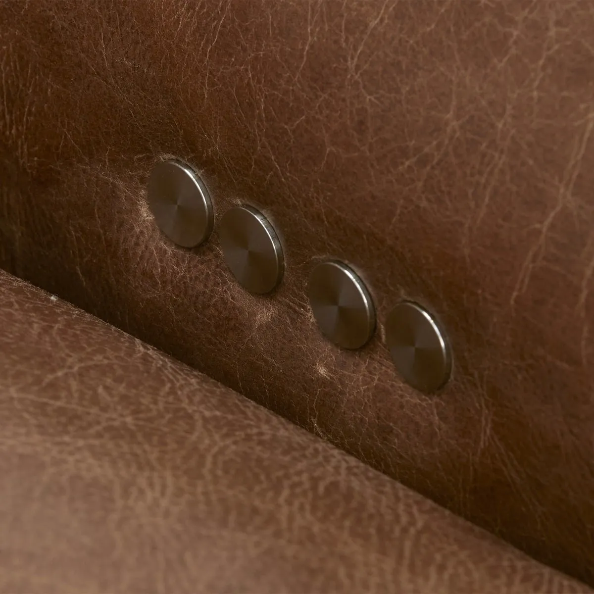 Timothy Oulton Pudgie Recliner Sofa 3 Seater, Brown Leather | Barker & Stonehouse 5