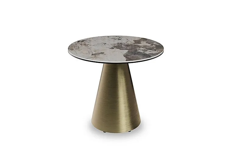 Felipe Lamp Table with Gold Base