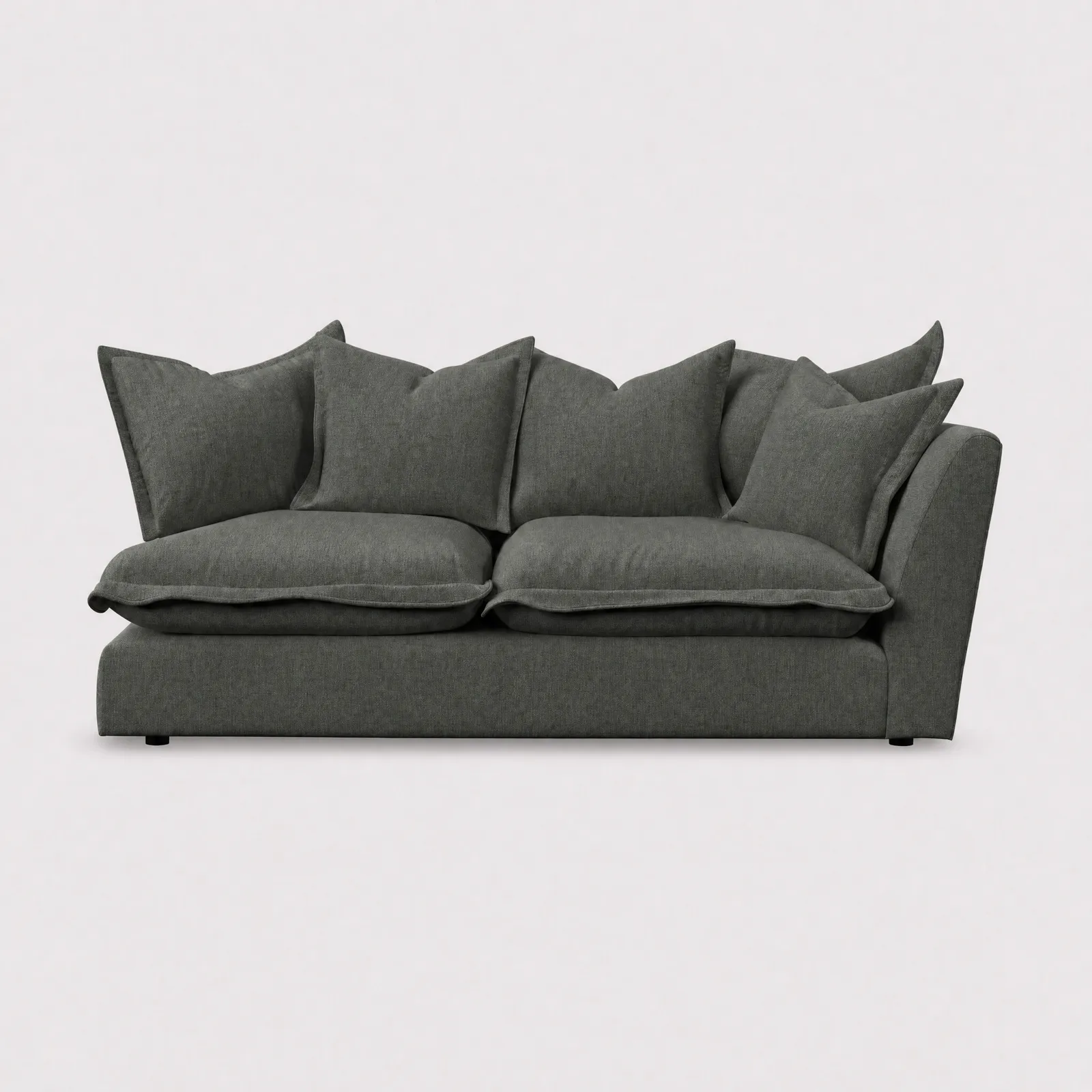 Odyssey 3 Seater With 1 Arm Right Modular Sofa, Green Fabric | Barker & Stonehouse 1