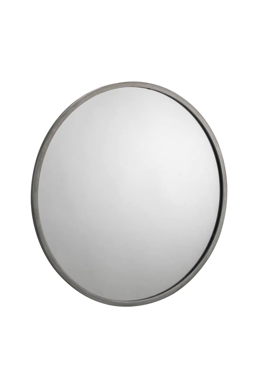 Julian Bowen Octave Round Wall Mirror in Silver 2