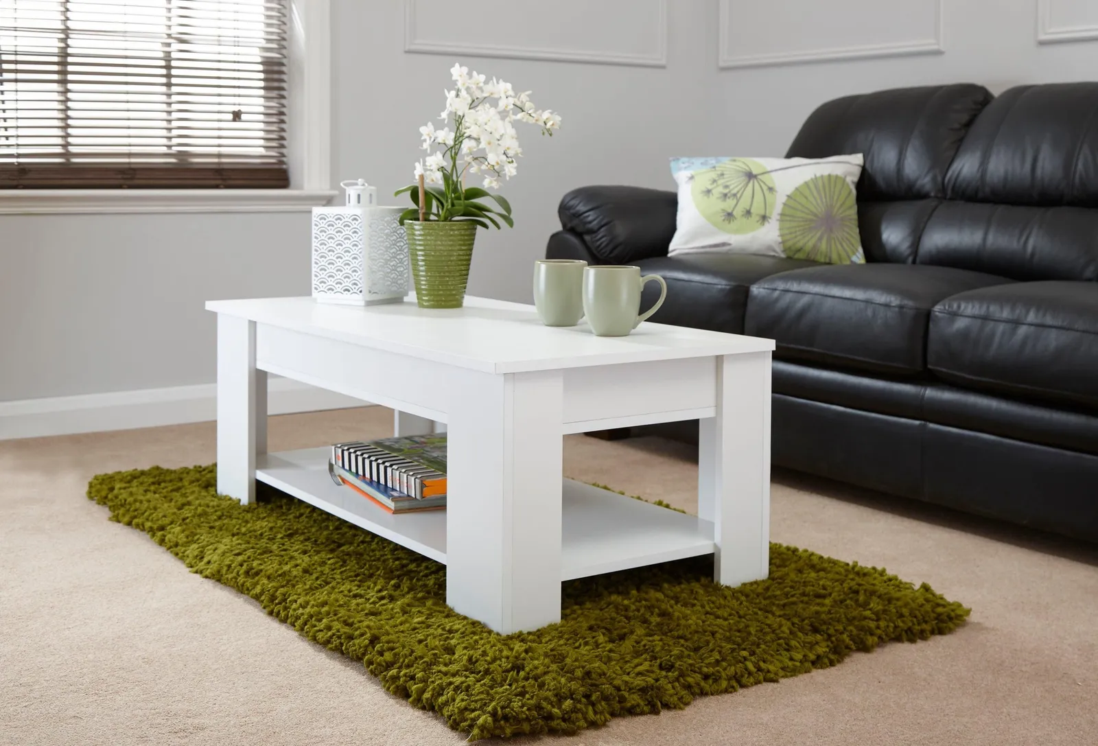 GFW Lift Up Coffee Table in White 1