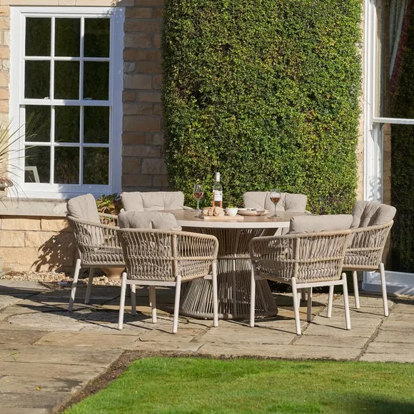 Pacific Lifestyle Martic Outdoor 6 Seater Dining Set