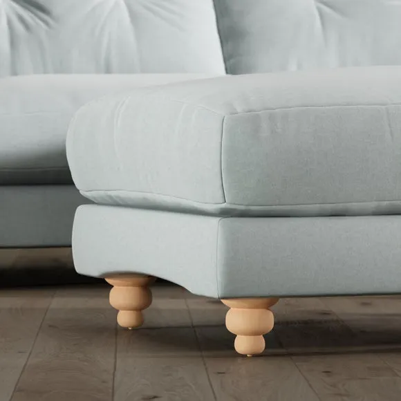 Martha Vintage Velvet Footstool 3