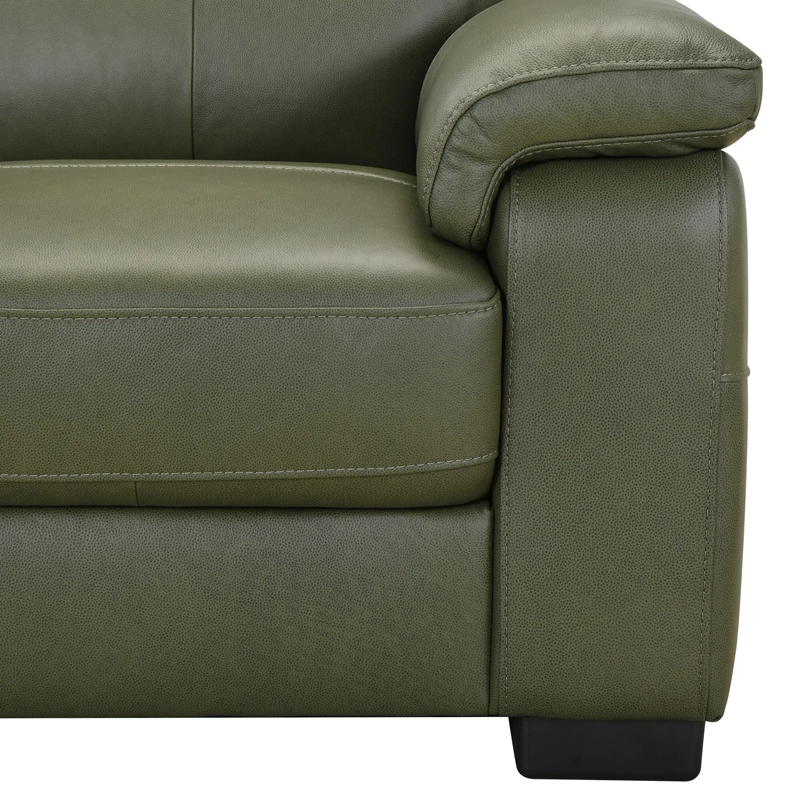 Clark 2 Seater- New Spec Sofa, Grey Leather | Barker & Stonehouse 5