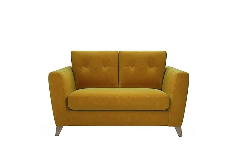 Hermione 2 Seater Fabric Sofa - Golden Spice
