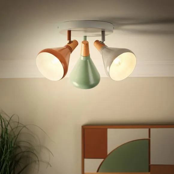Wolston Retro 3 Light Adjustable Spotlight 2