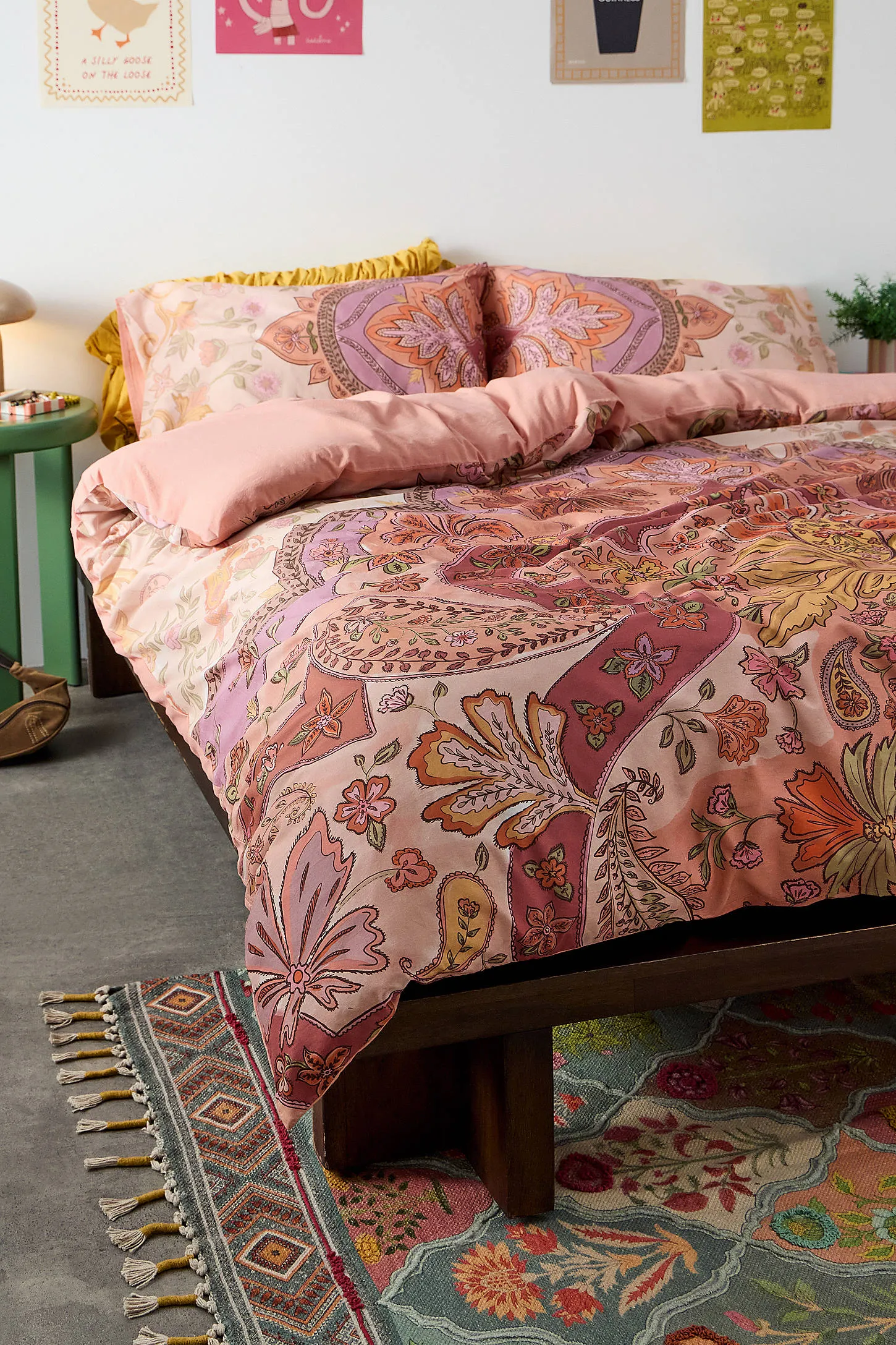 Pink Saffron Duvet Set - Pink 5