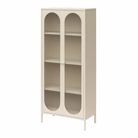Luna Tall Fluted Sideboard, Glass 5