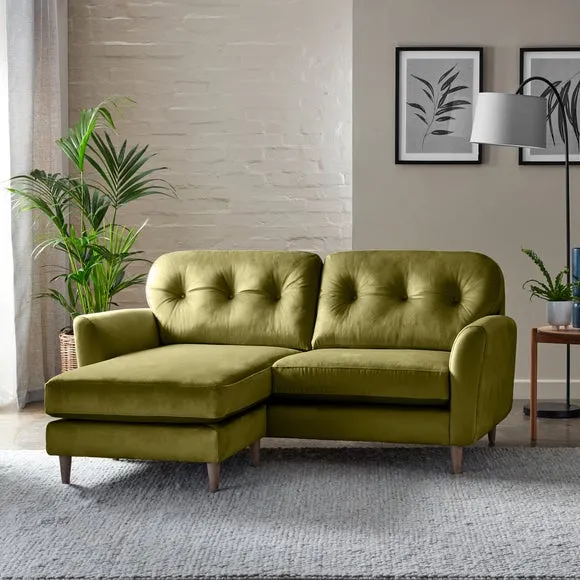 Sven Opulent Velvet Reversible Corner Chaise Sofa 3