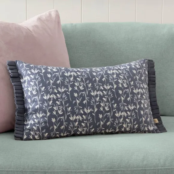 Belle Floral Cotton Rectangular Cushion