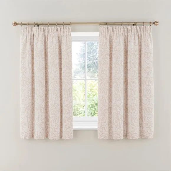 Alora Chenille Thermal Pencil Pleat Curtains 5