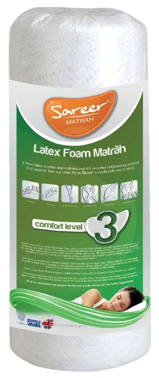 Sareer Furniture Limited Latex Foam Mattress in White 5