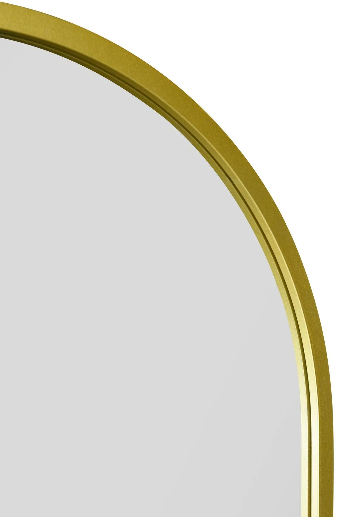 MirrorOutlet Gold Framed Arched Leaner/Wall Mirror 55" X 27.5" (140CM X 70CM) 5