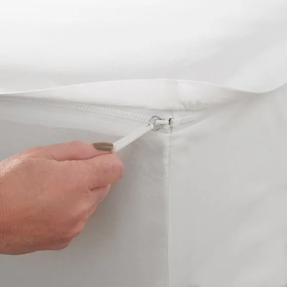 Pure Cotton Easy Zip Fitted Sheet