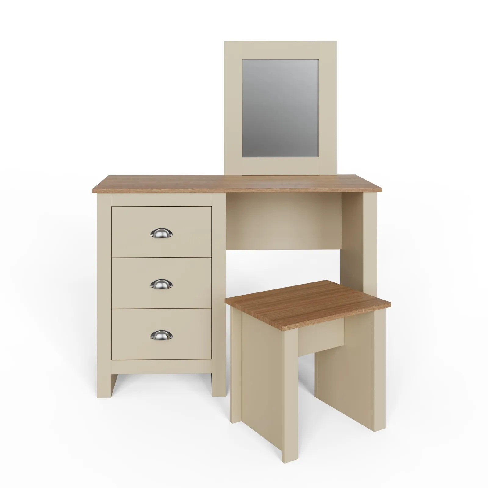 GFW Lancaster Dressing Table Set in Cream 6