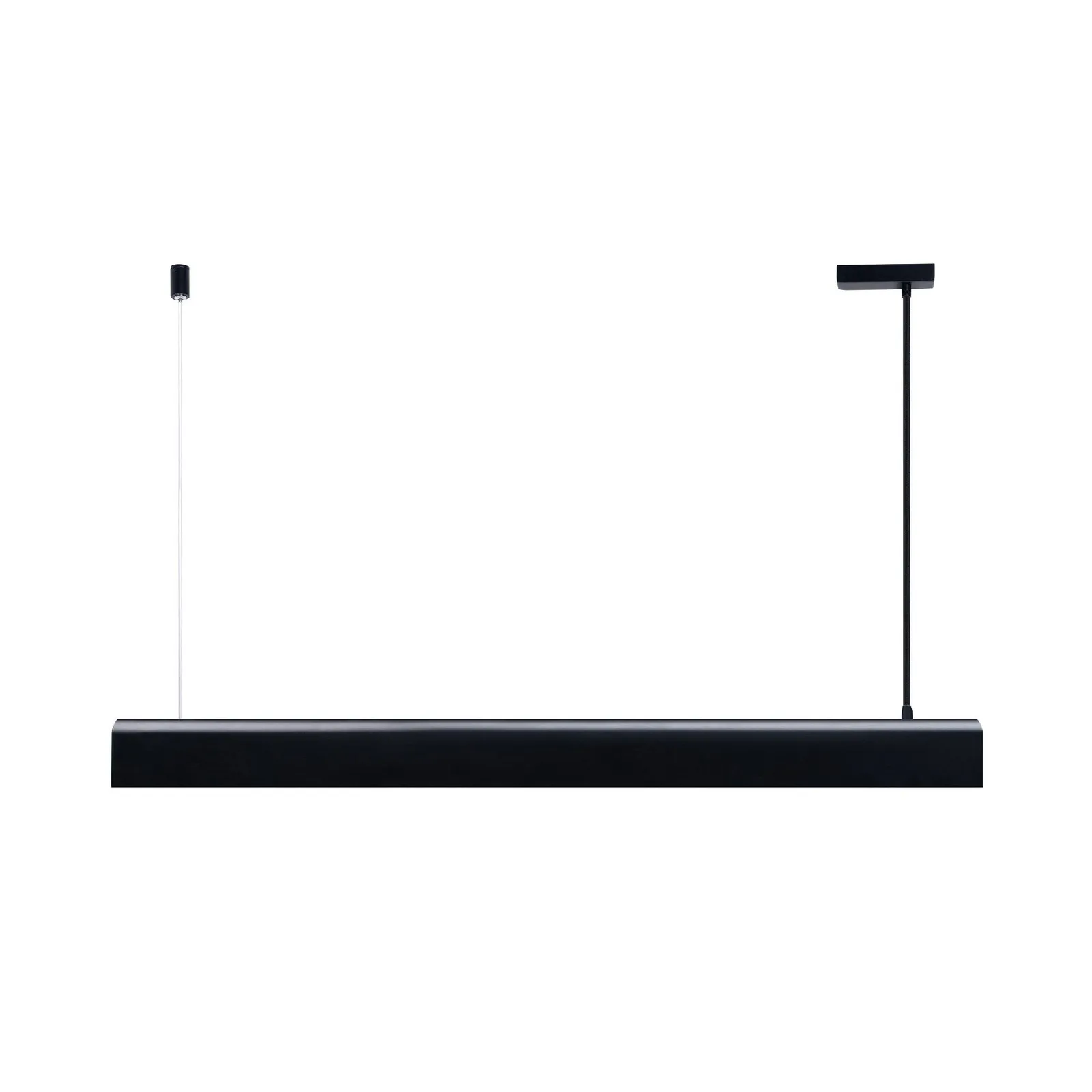 Nordlux Beau Pendant Light Black Metal Dining Room S14S 2700k Mains 100cm