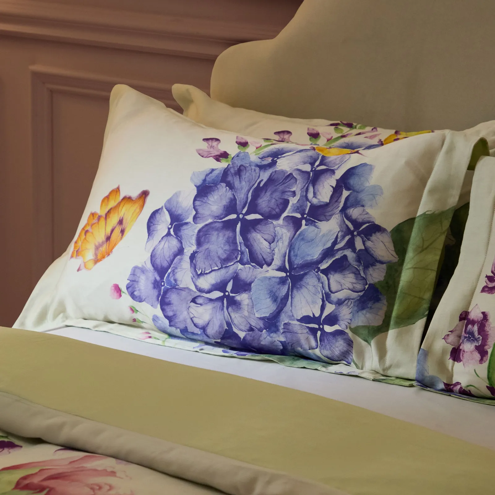 Voyage Maison Idalia Oxford Edge 100% Cotton Duvet Cover Set 6