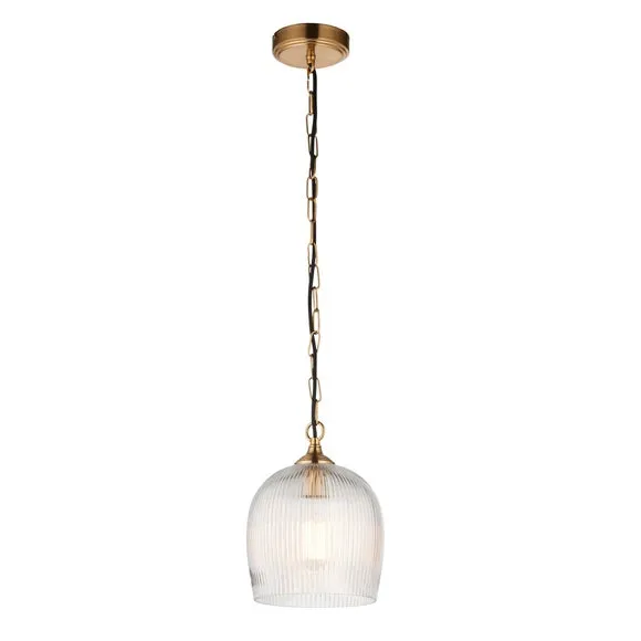 Vogue Leroy Ribbed Adjustable Pendant Light 5