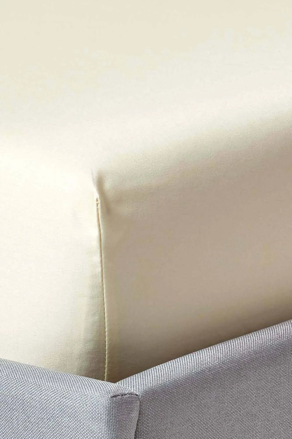 Homescapes Egyptian Cotton Fitted Sheet 12 inch 1000 Thread Count in Cream 1