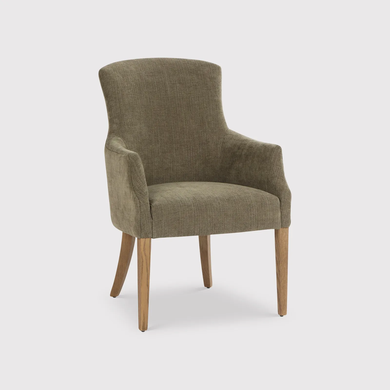 Lockwood Dining Armchair, Green Fabric | Barker & Stonehouse 2