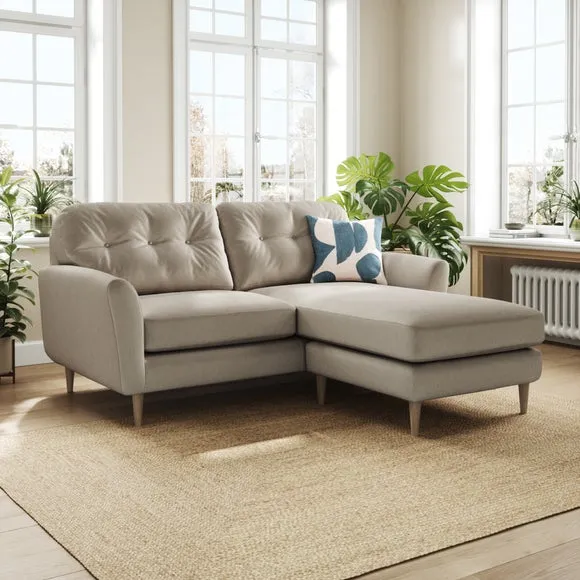 Sven Opulent Velvet Reversible Corner Chaise Sofa 1