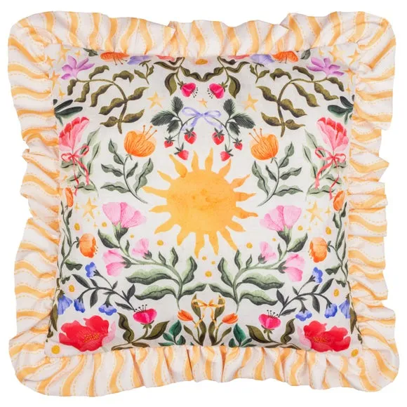 Summer Solstice Outdoor Square Cushion 3